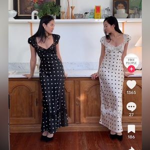 Free people butterfly babe midi dress